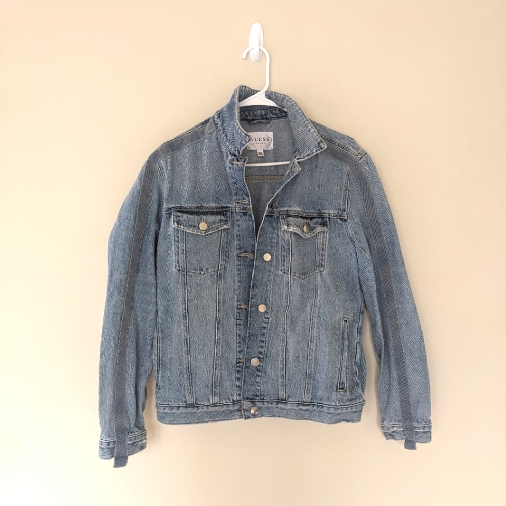 GUESS, his and hers jean jacket